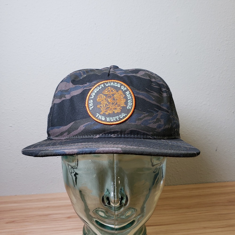 Neff Camo Snapback Trucker Hat‎ Green Lovely Lines Nature Patch Gorpcore NWT